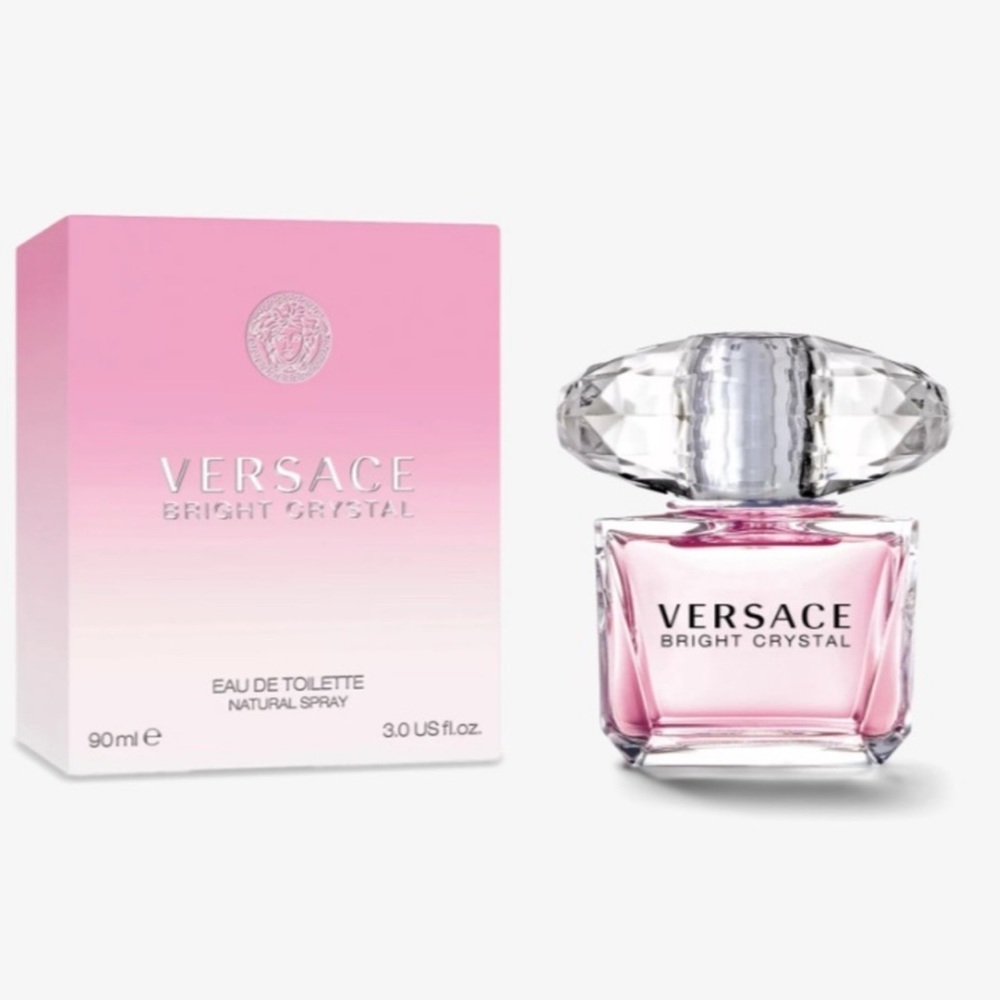 Versace Bright Crystal Pink and Clear Perfume